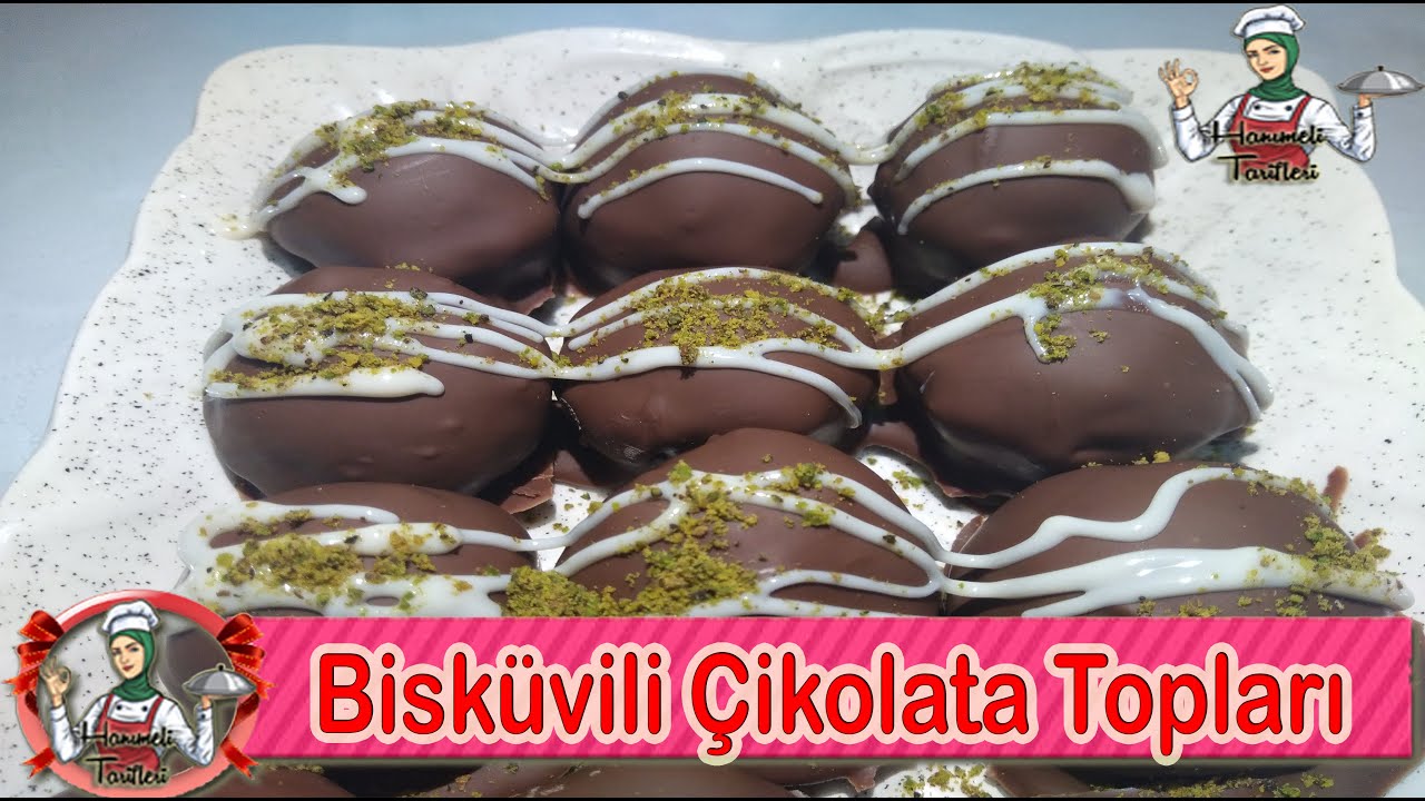 Bisküvili Çikolata TopIarı Pratik ve Kolay – Hanımeli Tarifleri