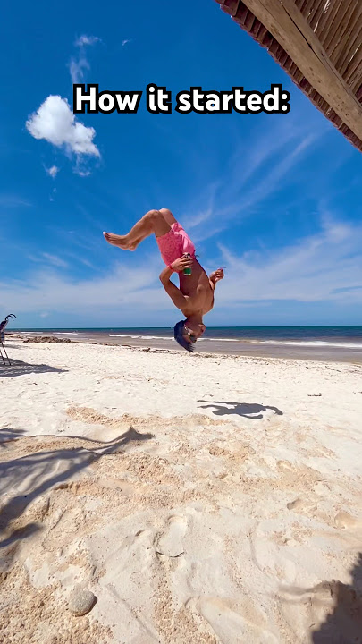 Turned off gravity #breakdance #flip