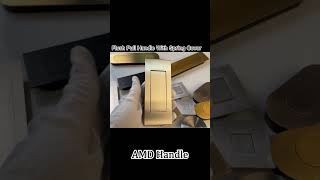 Flush Pull Handle With Spring Loaded Cover For Sliding Door