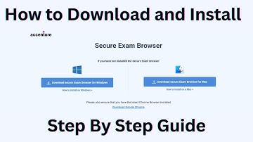 How to install latest version of Secure Exam Browser for Accenture Exam | SEB