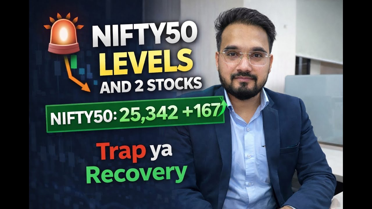 Relief Rally Ya Bull Trap? | NIFTY50 Levels + 2 Stocks to Watch SMART MONEY vs RETAIL 