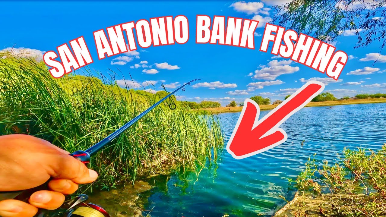 BANK Fishing SPOT in San Antonio, Texas 