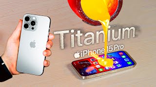 iPhone 15 pro TITANIUM VS Real LAVA