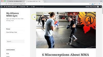 Adding A Menu And Call To Action Links To Your Wordpress Website