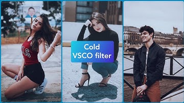 Cinematic cold tone | VSCO filters | Qedit #1