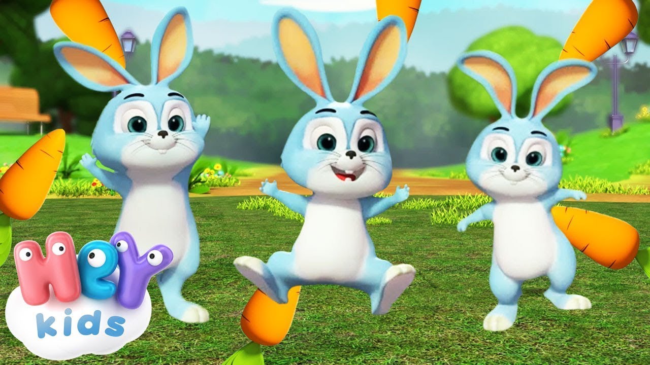 ⁣Les Petits Lapins - Comptines pour maternelle | HeyKids Français