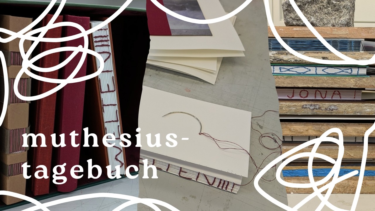 ART UNI VLOG: Eine winterliche Woche BUCHBINDEN @Muthesius Kunsthochschule ​