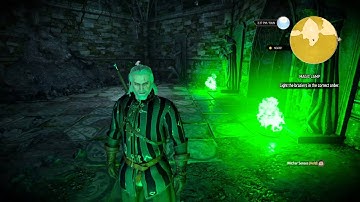 The Witcher 3 Wild Hunt Statue puzzle