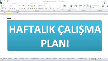 ÜRETİM PLANLAMADA HAFTALIK ÇALIŞMA PLANI NASIL HAZIRLANIR?