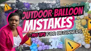 Outdoor Balloon Setups: 5 Beginner Mistakes You’ll Regret! (+ Pro Supplies)