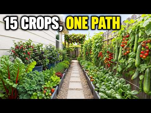Don’t Waste That Side Yard: 15 Crops to Turn a Narrow Path Into Food