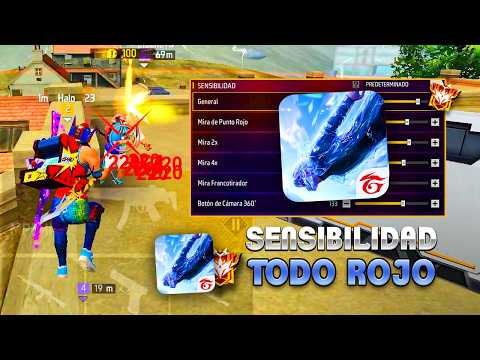 ✅ La MEJOR SENSIBILIDAD para DAR TODO ROJO en la NUEVA ACTUALIZACIÓN de FREE FIRE 2026
