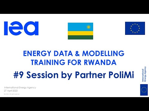 IEA Training for Rwanda on statistics and modelling: Session by Partner- PoliMi