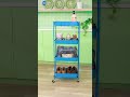 Origami 4-Tier Rolling Cart with Wheels | HSN