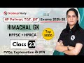 Himachal GK | HP Patwari, HP TGT, HP JBT Commission Exams 2025 | Class - 23
