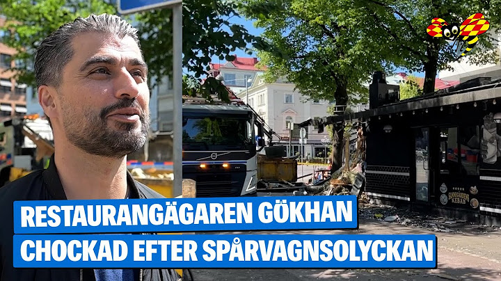 Spårvagn kraschade in i Gökhans restaurang: ”Trodde det var ett skämt”