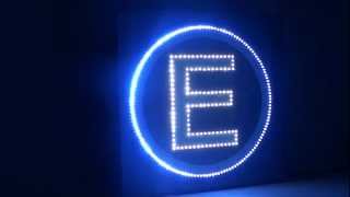 Cartel E Estacionamiento Led 80Cm Debtech Www.debtech.com.ar