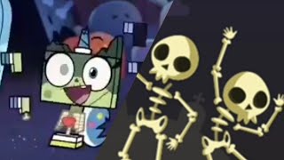 Unikitty! The Full Moon Dance But The Music Is Spooky Scary Skeletons (Remix)