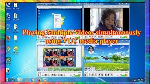 how to play multiple videos simultaneously in VLC media player