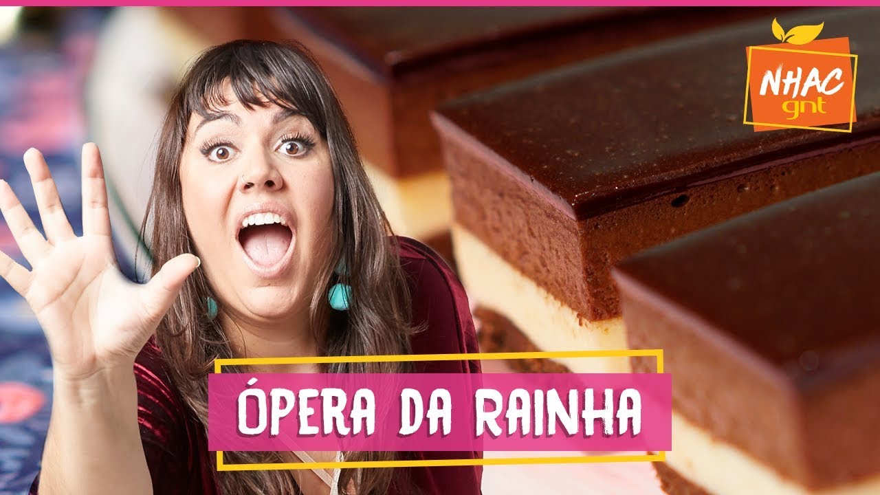 Bolo Ópera com mousse de chocolate e limão | Raíza Costa | Rainha da Cocada