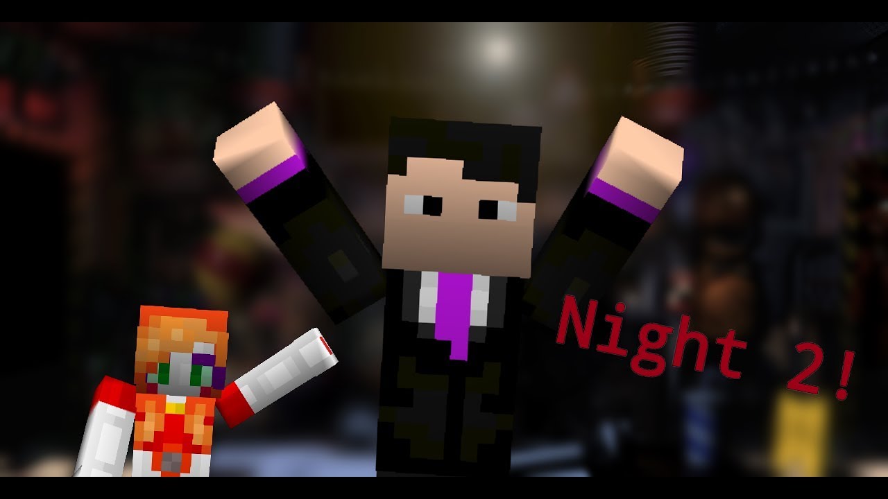 Ucn Dimension! Night 2 [Fnaf 6 Minecraft Roleplay] - YouTube