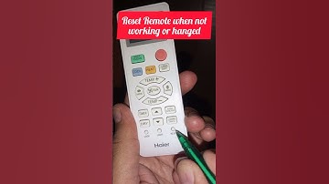 How to Reset Haier DC inverter ac remote #shorts #tips #trending