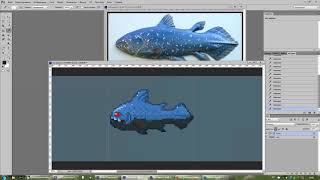 LD42 fish drawing timelapse