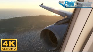 4K | Microsoft Flight Simulator 2020 - ULTRA GRAPHICS - FENIX A320 Full Flight from MUNICH to TIVAT screenshot 3