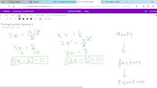 Forming Quadratic Equations given the roots 2