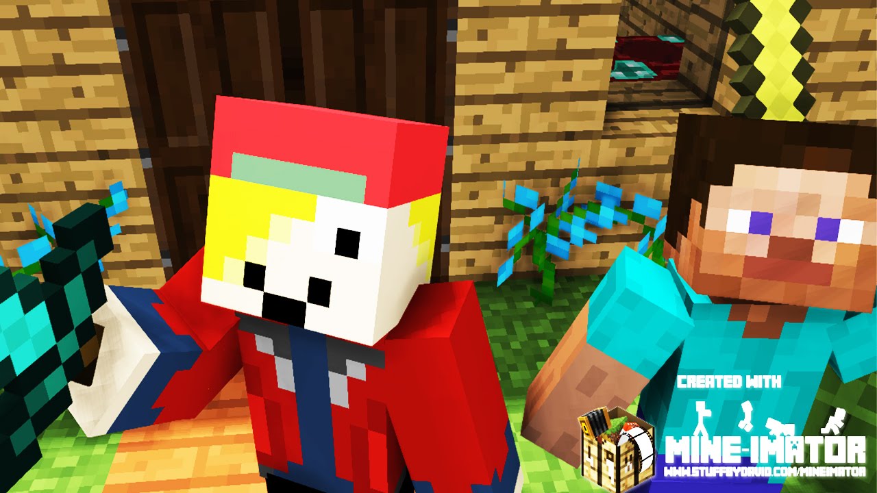 Minecraft 3D Animation - Sword Training Fail - Mine-imator