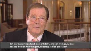 Roger Moore - Exclusive interview with Literaturfilm - 007 in Berlin, June 2009