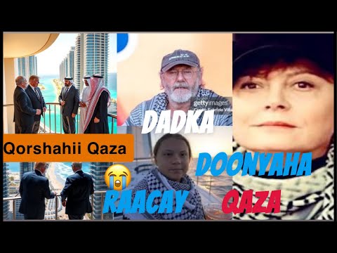 Qorshahii Trump Netenyahu Ee Qaza Oo Lasoo Bandhigay Iyo 44 Doonyood Oo Qaza Aadey