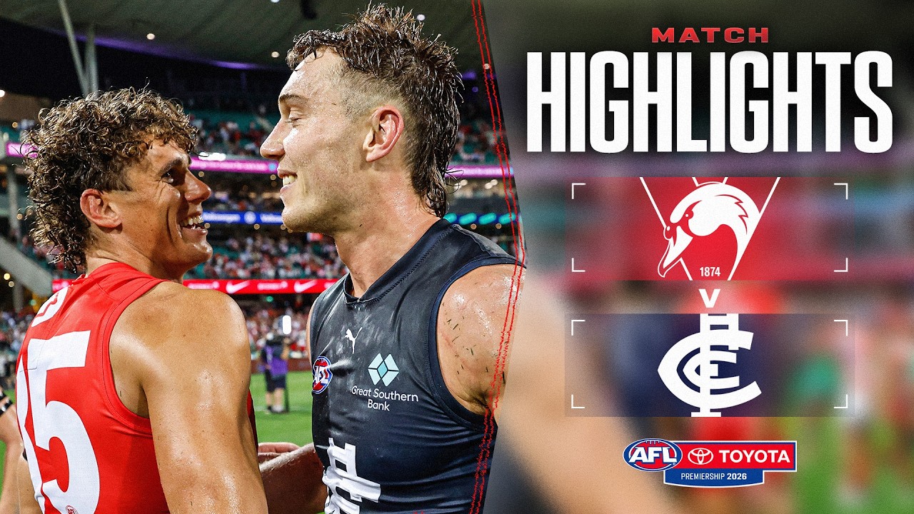 Sydney Swans v Carlton Highlights | Opening Round, 2026 | AFL