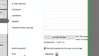 Wordpress: How To - User Settings