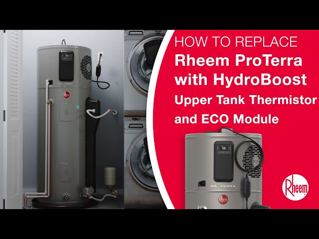 How To Replace a Rheem ProTerra Plug-In Upper Tank Thermistor and ECO  module. - YouTube