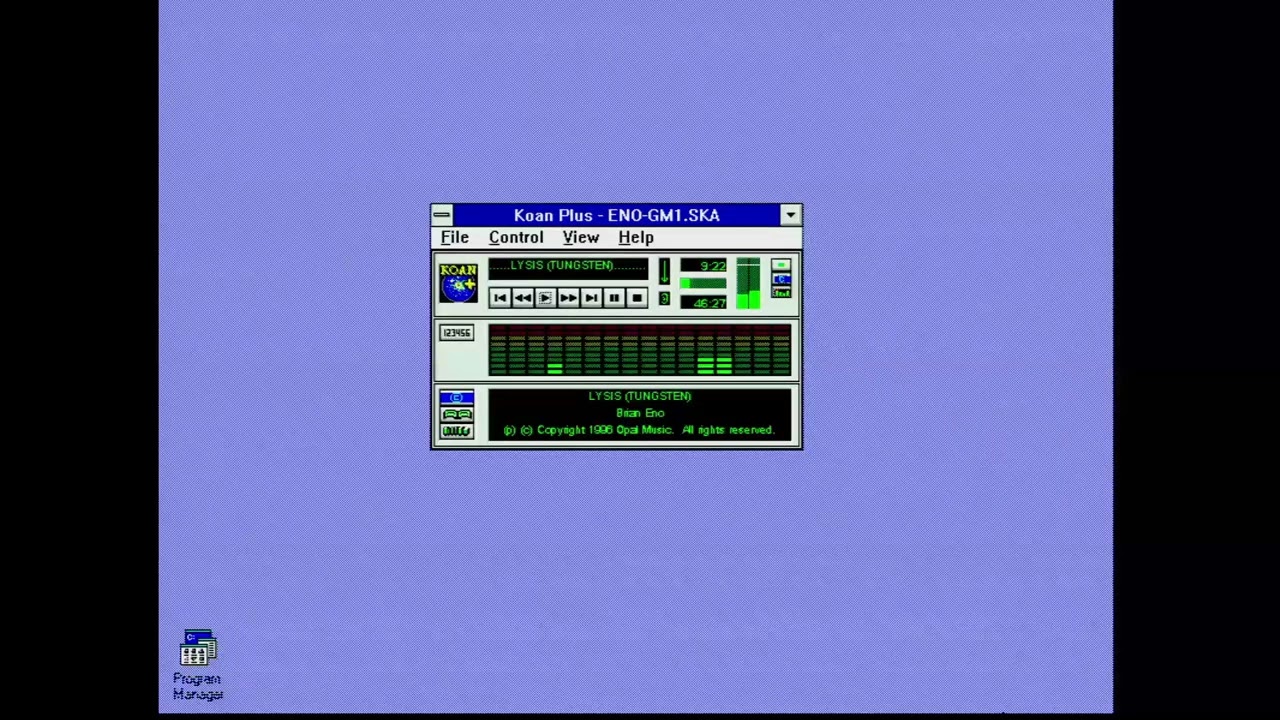 Brian Eno's “obsolete” album, Generative Music—originally released