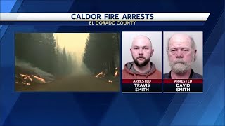 Caldor Fire 'reckless arson' suspects also face weapons charges, documents show
