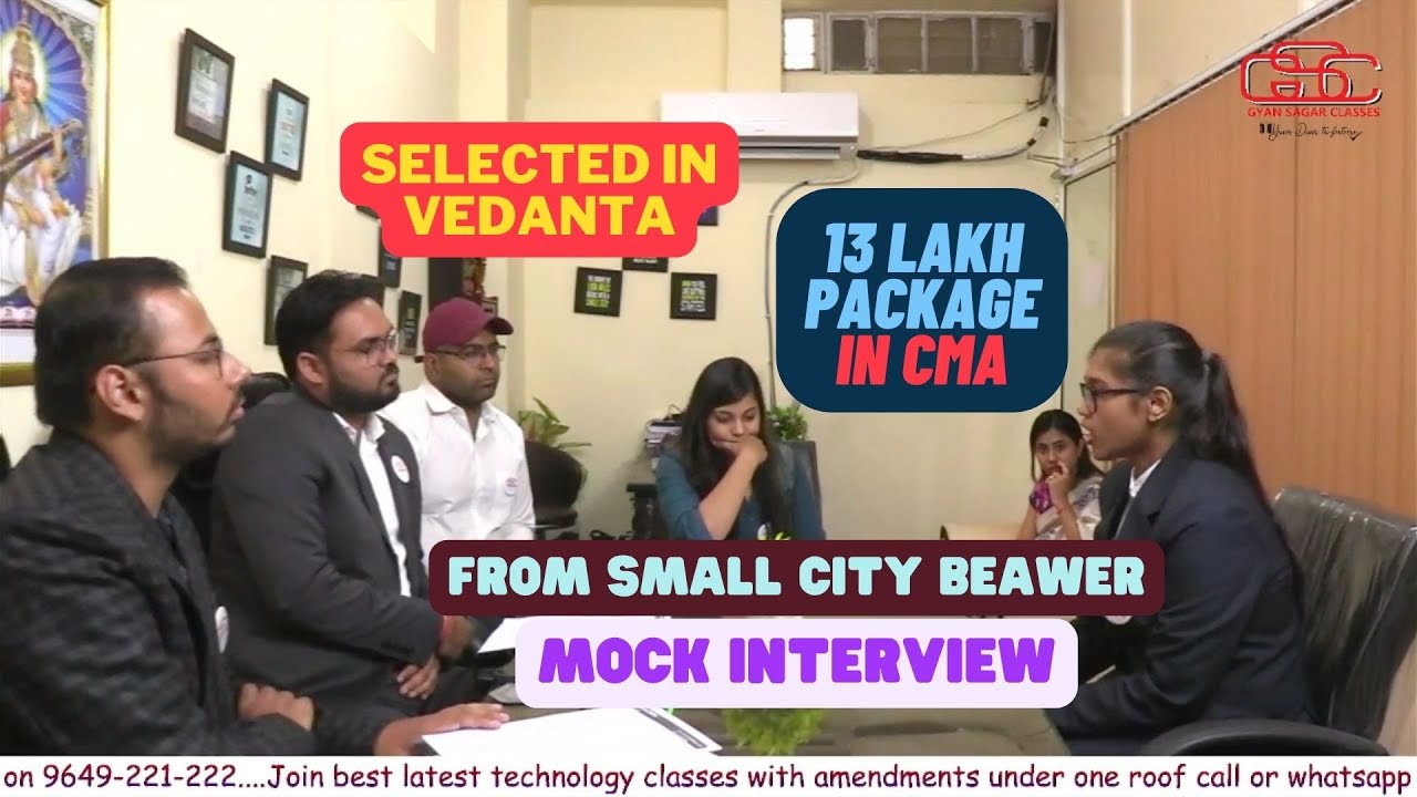 FROM A SMALL TOWN TO 13 LAKH PACKAGE IN CMA CAMPUS | CMA PREKSHA | MOCK INTERVIEW | CMA AKSHAY SEN