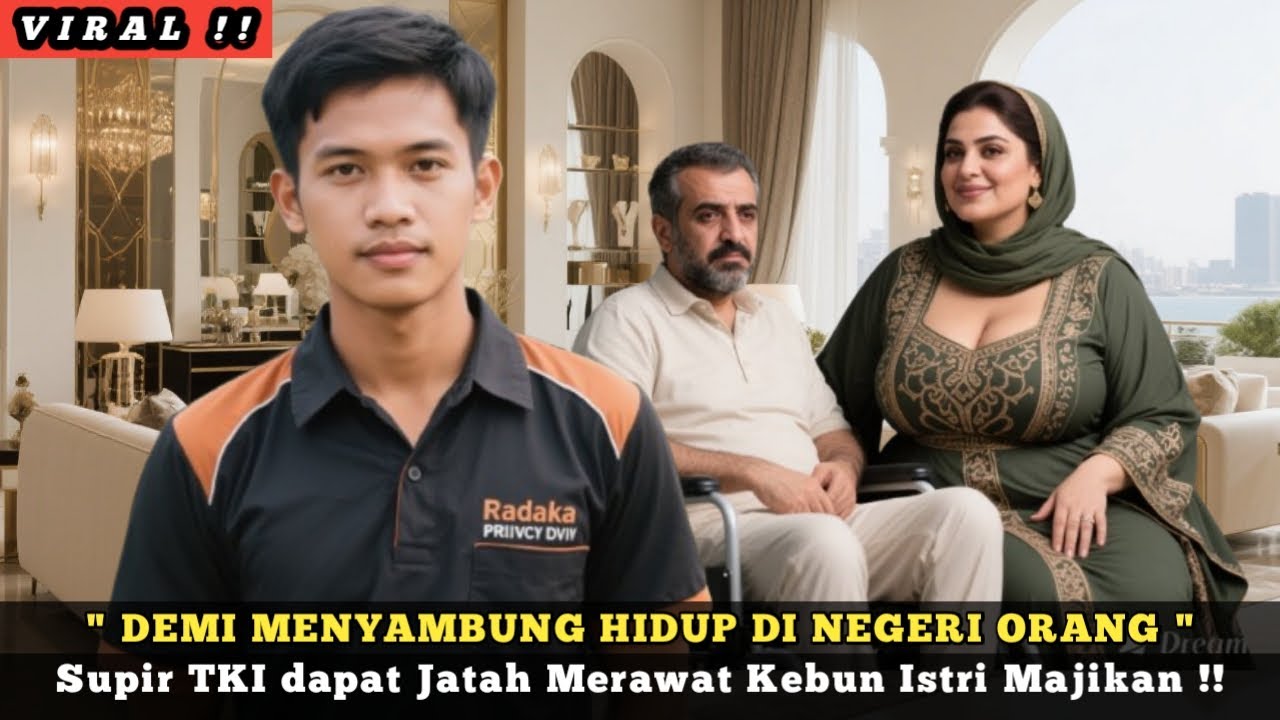 VIRAL‼️Suaminya Lumpuh, Tki Asal Surabaya Dapat Jatah Merawat Kebun Majikan Bahrain‼️