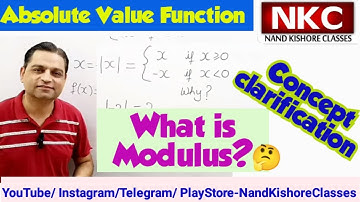 Absolute Value Function | What is Modulus? | Concept Clarification