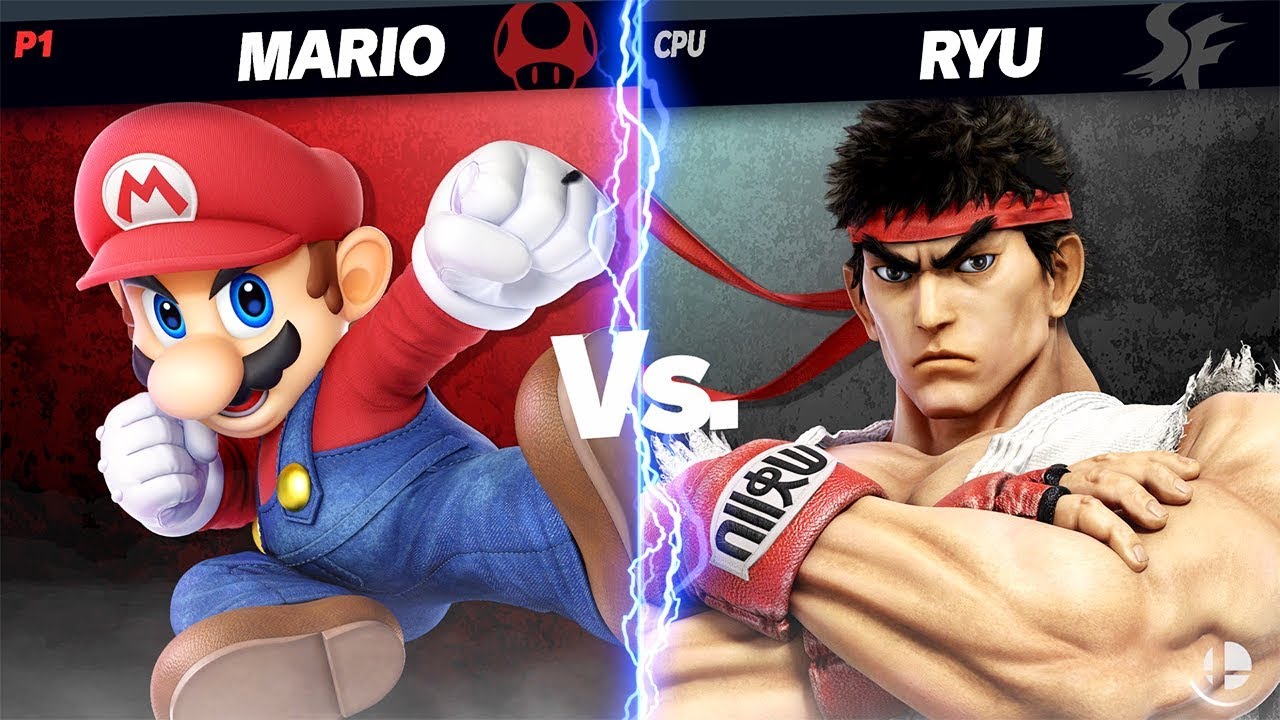 Super Smash Bros Ultimate - Mario vs RYU and Little Mac Unlock - YouTube