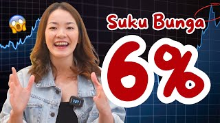 Suku Bunga BI NAIK Ke 6% ini STRATEGI INVESTASI-nya!😱