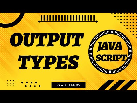 Types of output in Javascript in Urdu/Hindi |Web Coding With Bilal