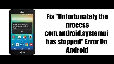 How to fix All Error of Unfortunately the Process has Stopped in Android Phone & Tablet