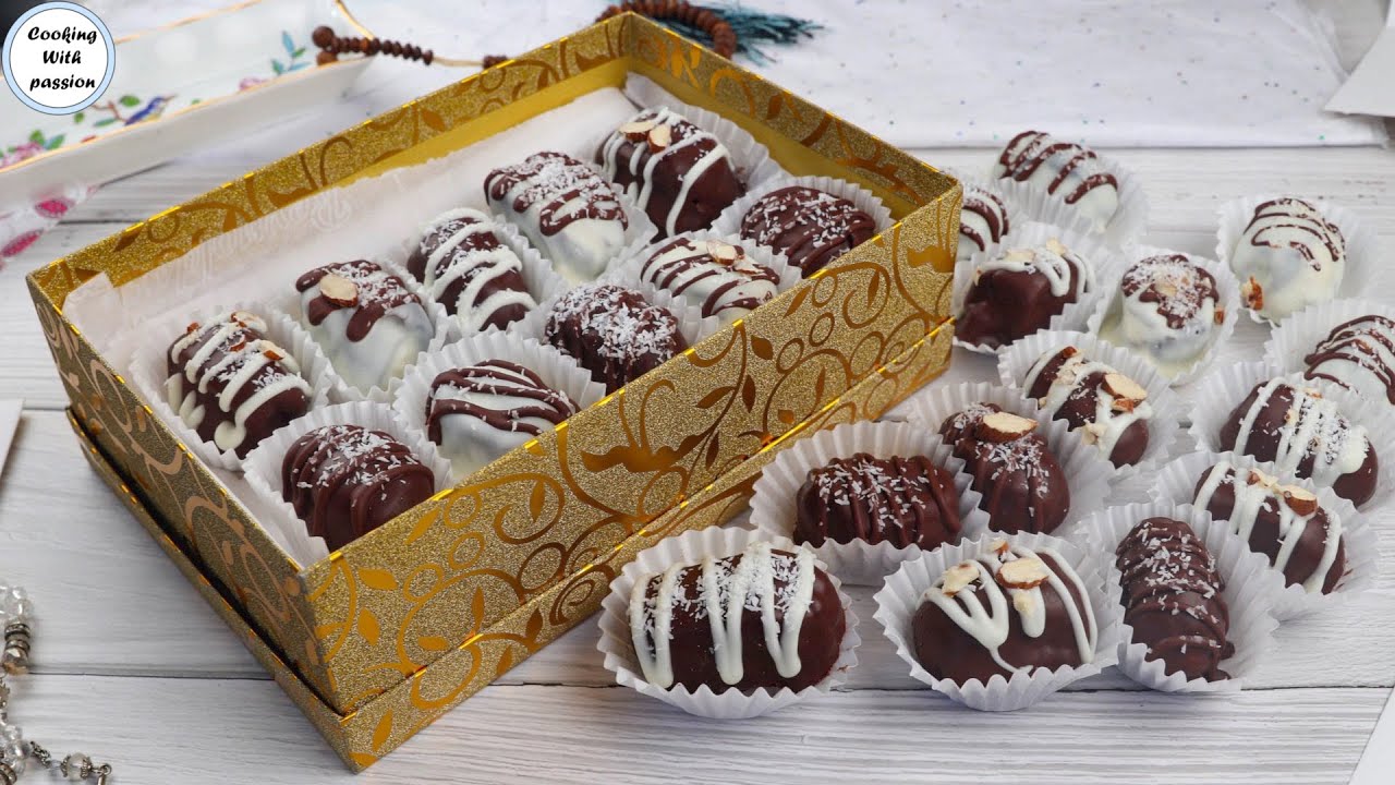 Special Chocolate Covered Stuffed Dates Iftar Special Ramadan Recipe ...