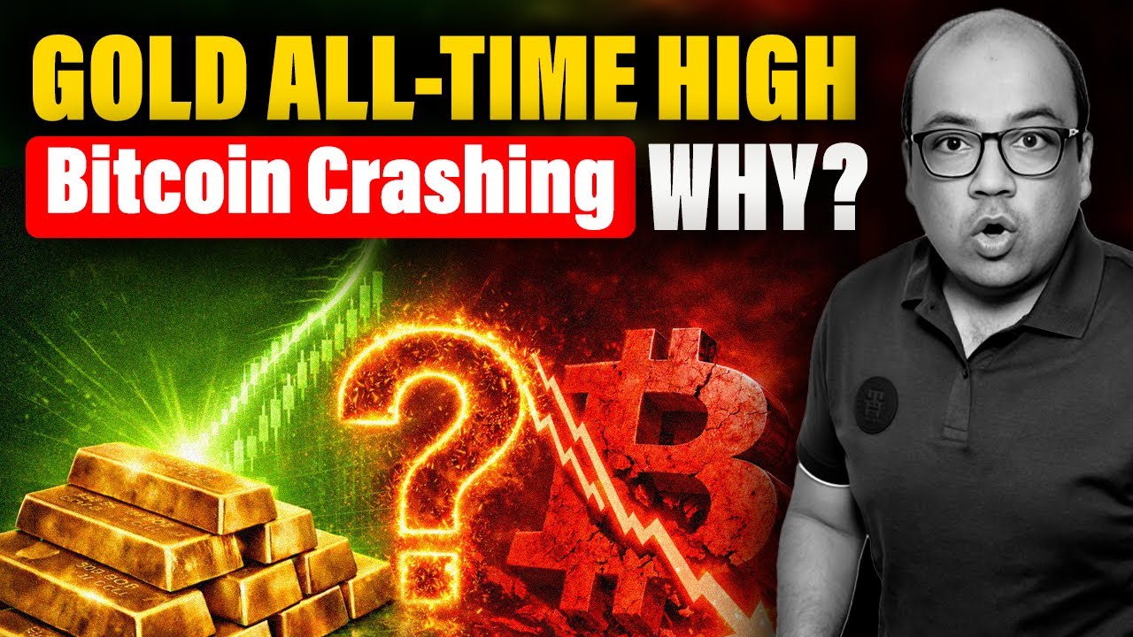 Gold All Time High and Bitcoin Crashing. Why?