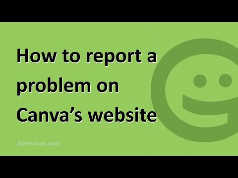 How to get customer help on Canva's website