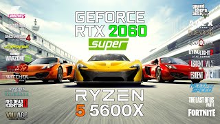 RTX 2060 Super - Ryzen 5 5600X - Test in 25 Games