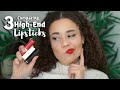 Comparing 3 LUXURY Red Lipsticks! Chanel, Dior and YSL | EBONI + IVORY