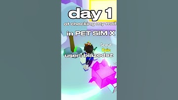 day 1 of checking my mail in pet sim X #trend  #viral